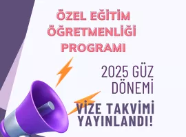 Özel Eğitim 2025 Güz Vize
